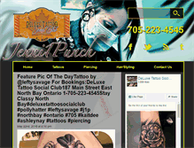 Tablet Screenshot of deluxetattoo.ca